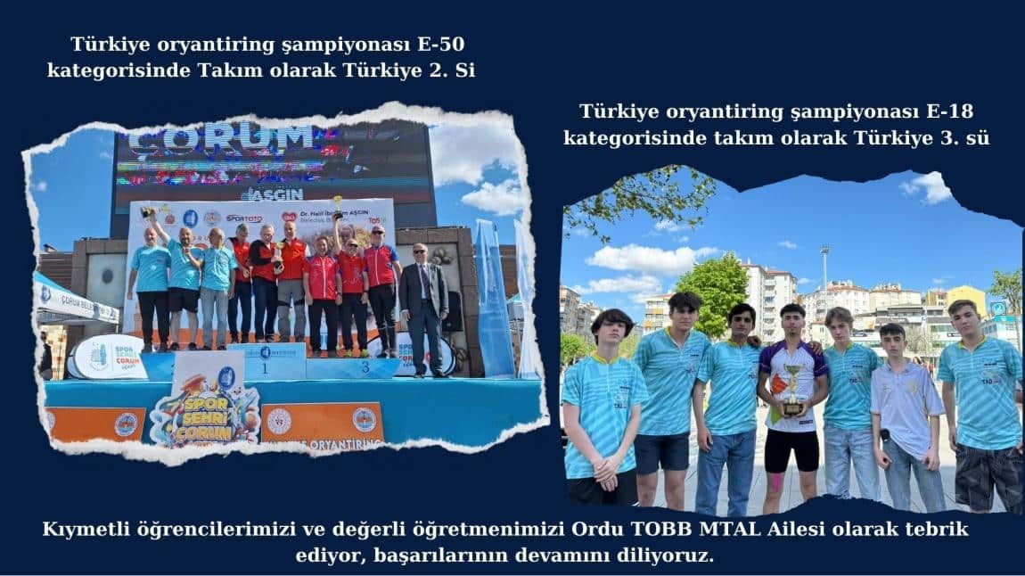 Türkiye Oryantiring Şampiyonasında Çifte Başarı