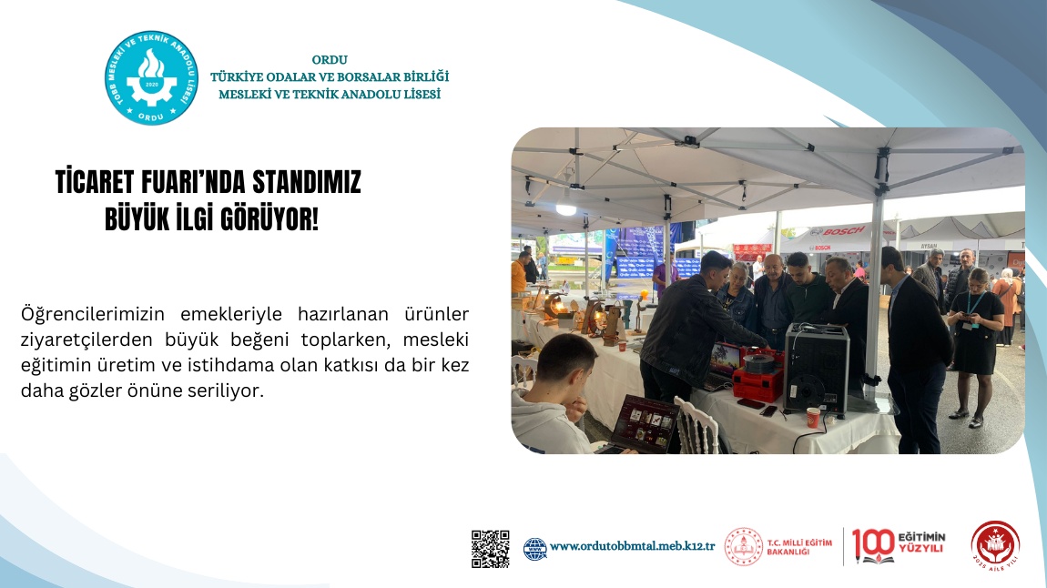  Ticaret Fuarı’nda Standımız Büyük İlgi Görüyor!